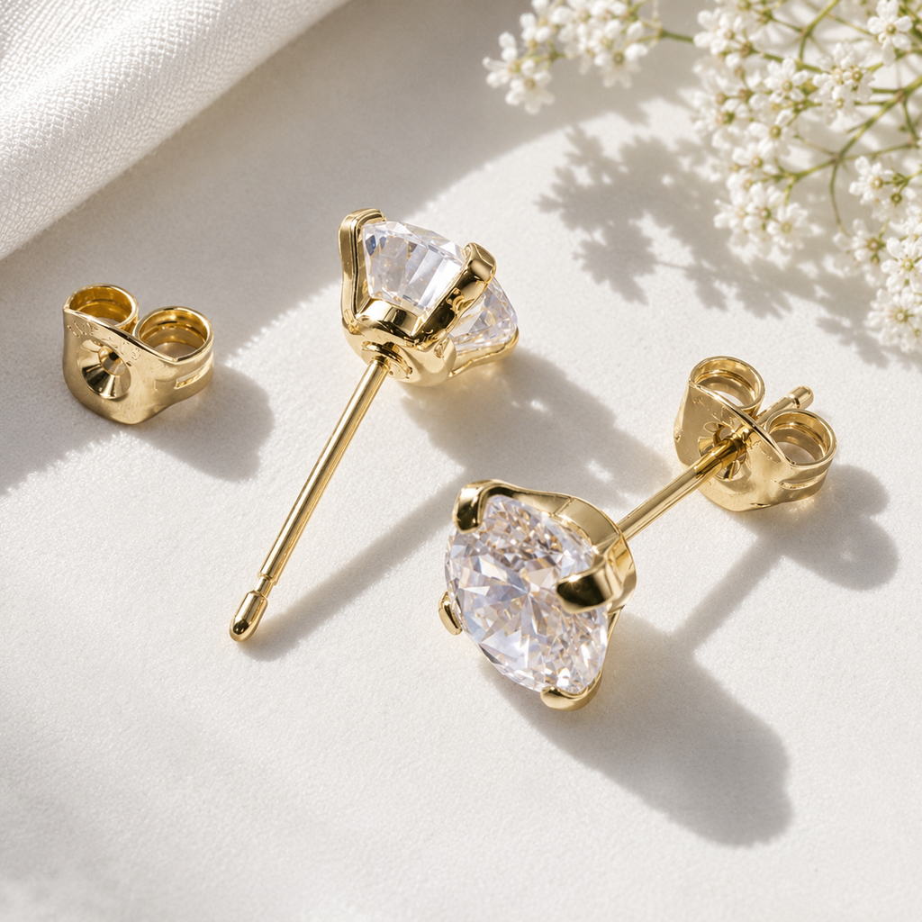 Shine Theory Standard Stud Set - Gold or Silver / 2 size sets - Hello Baabs