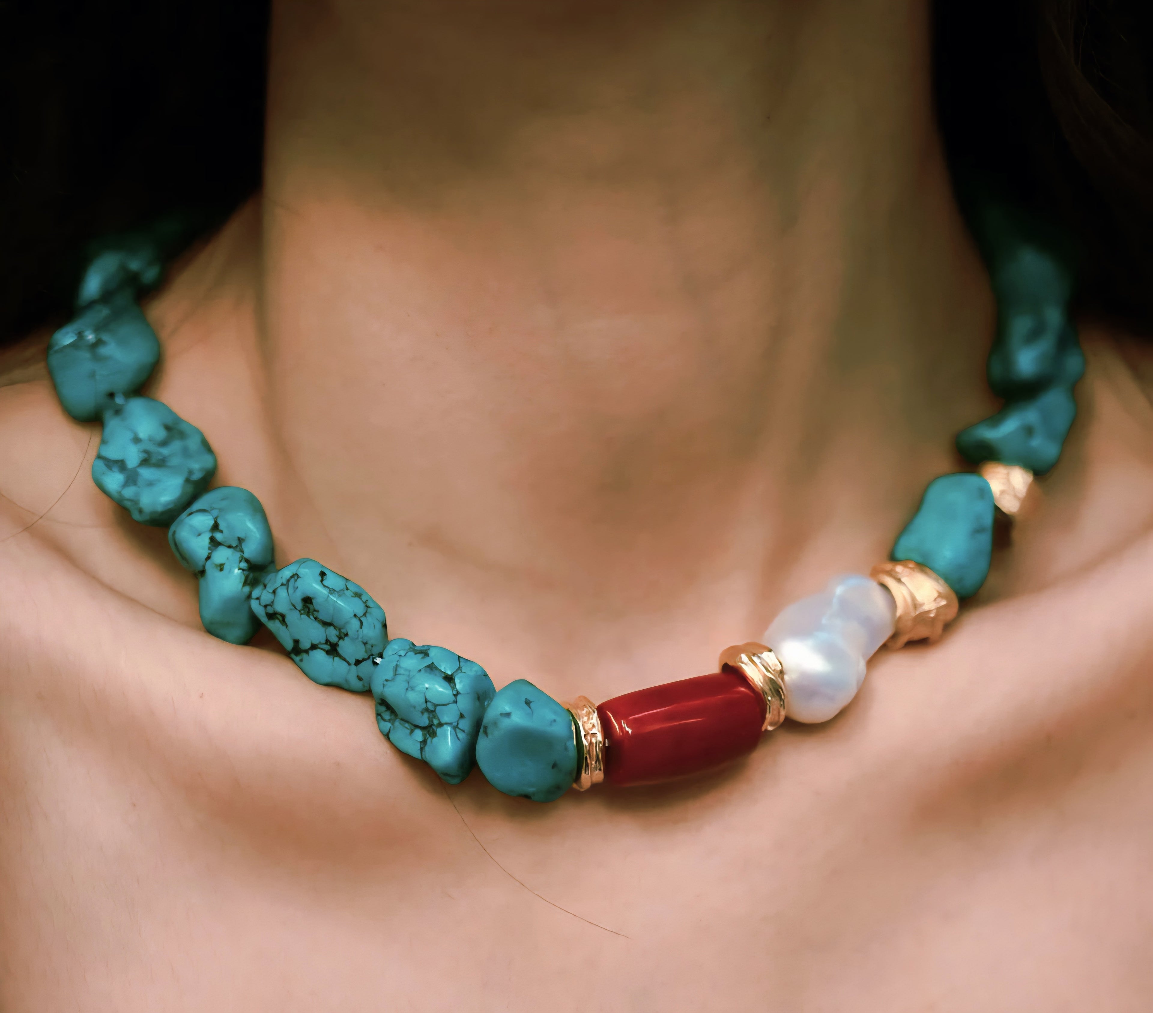 Shoreline Charm Necklace - hello baabs 