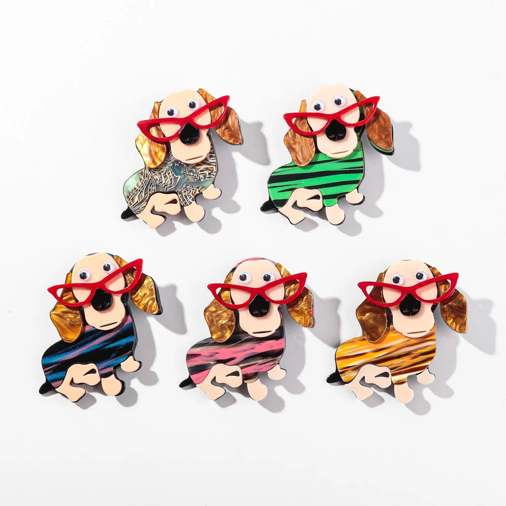 Smarty Paws Spaniel Pin - 8 colors - Hello Baabs