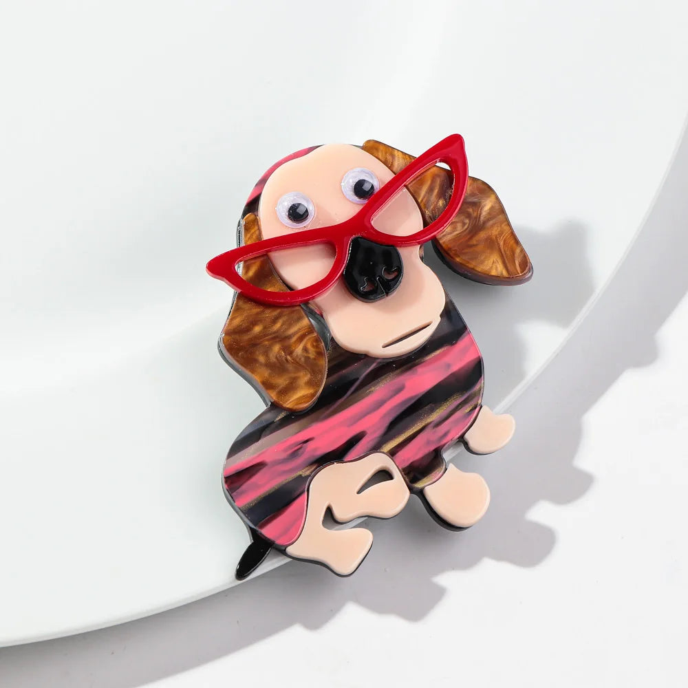 Smarty Paws Spaniel Pin - 8 colors - Hello Baabs