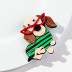 Smarty Paws Spaniel Pin - 8 colors - Hello Baabs