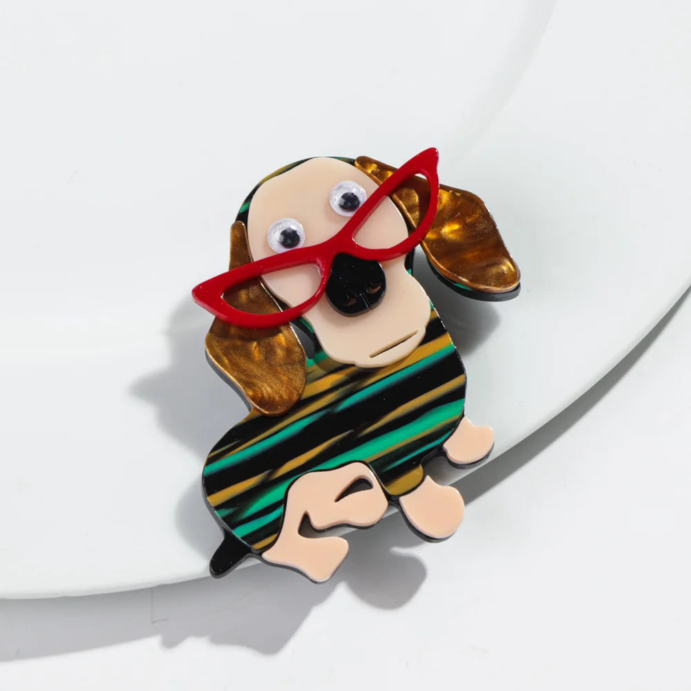 Smarty Paws Spaniel Pin - 8 colors - Hello Baabs
