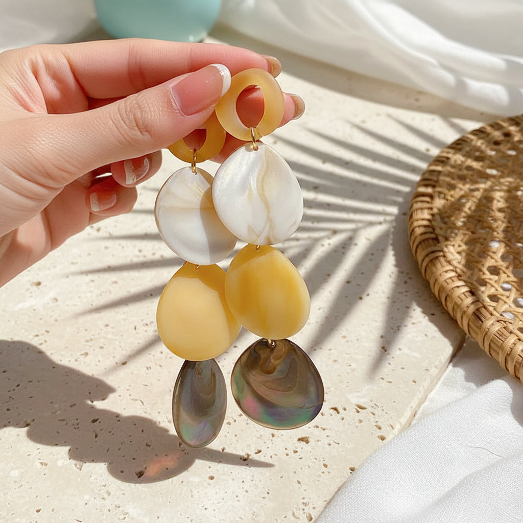 Smudge & Swing Earrings - Hello Baabs