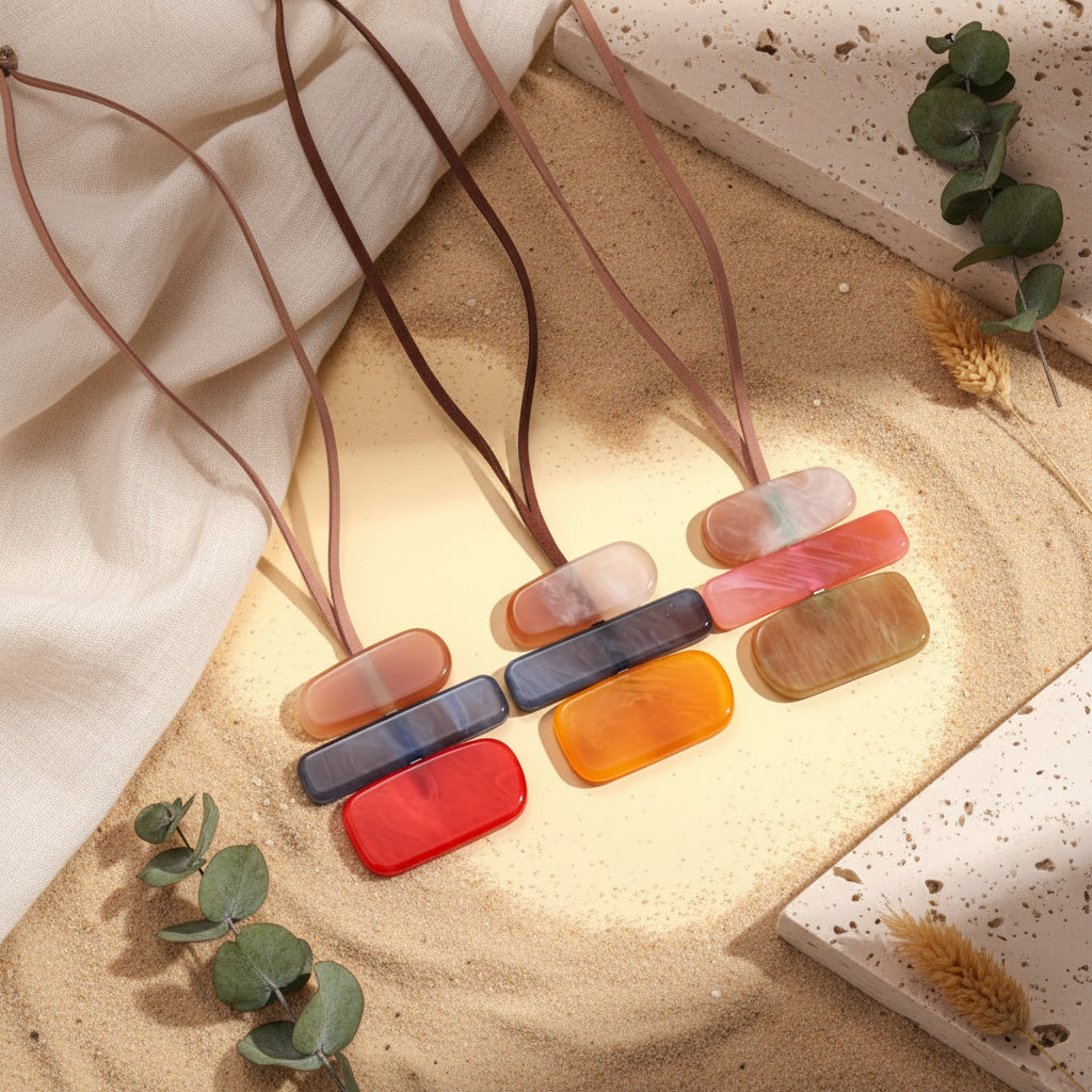 Smudge Theory Pendant Necklace - 3 colors - Hello Baabs