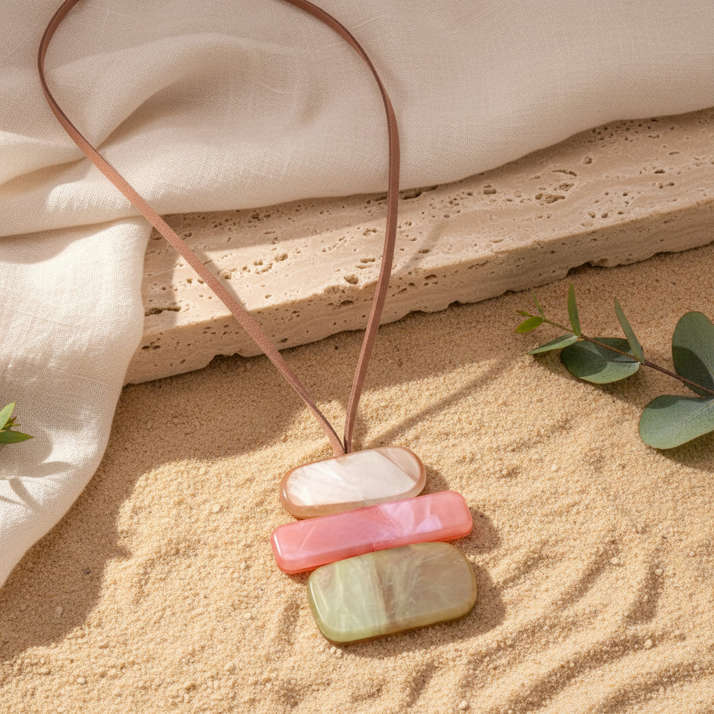 Smudge Theory Pendant Necklace - 3 colors - Hello Baabs