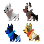 Snazzy Pup Pin - 4 colors - Hello Baabs LLC 