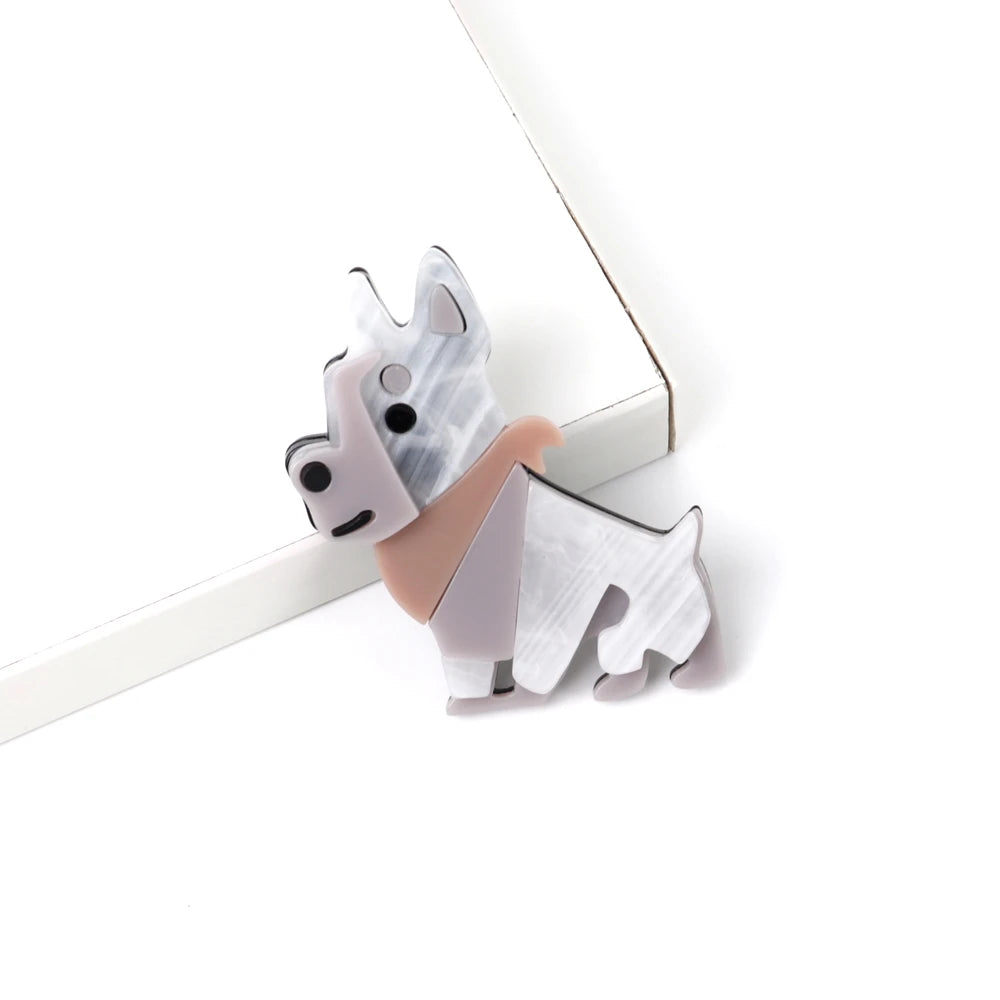 Snazzy Pup Pin - 4 colors - Hello Baabs LLC 