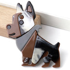 Snazzy Pup Pin - 4 colors - Hello Baabs LLC 