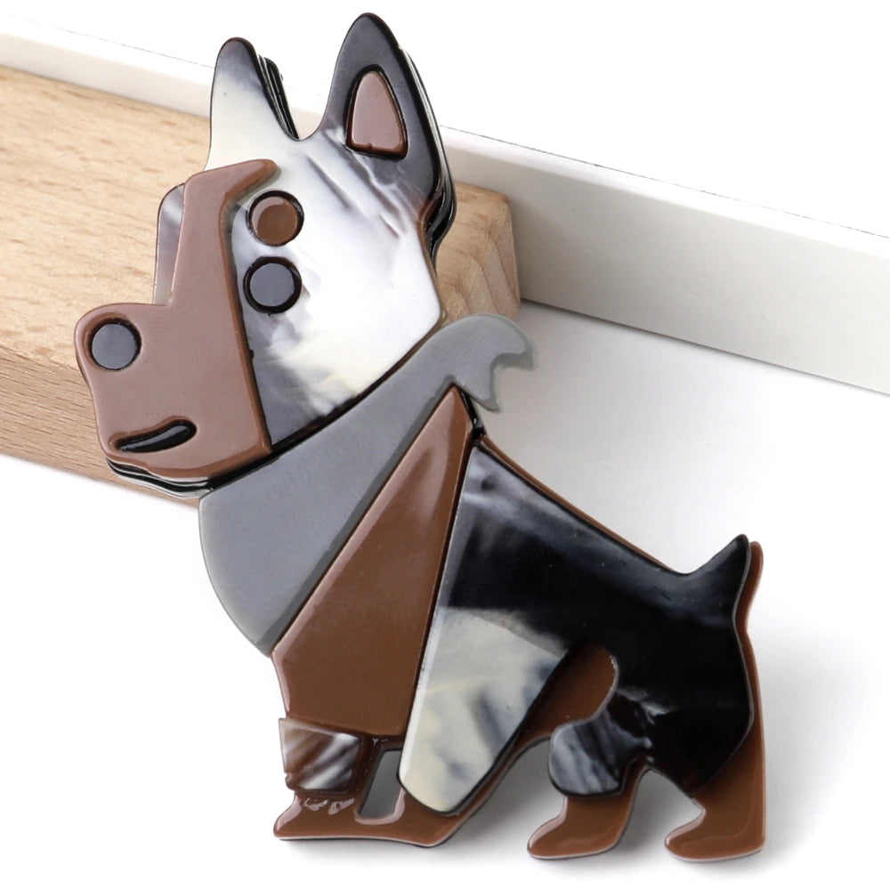 Snazzy Pup Pin - 4 colors - Hello Baabs LLC 