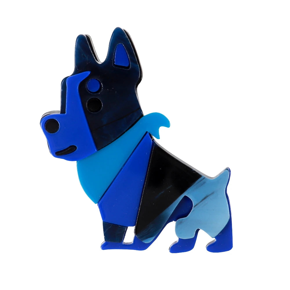 Snazzy Pup Pin - 4 colors - Hello Baabs LLC 