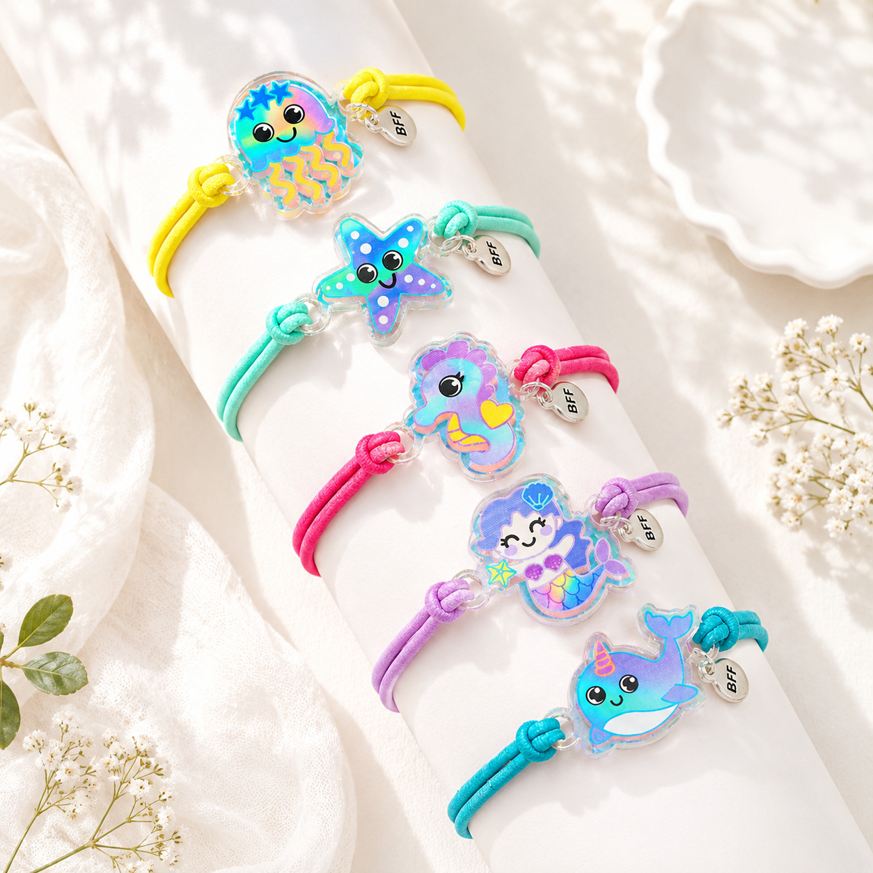 Sparkle BFF 5pc Bracelet Set - 4 variants - Hello Baabs