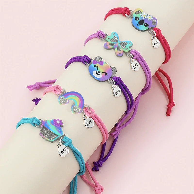 Sparkle BFF 5pc Bracelet Set - 4 variants - Hello Baabs LLC 