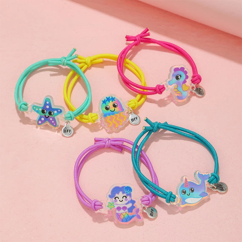 Sparkle BFF 5pc Bracelet Set - 4 variants - Hello Baabs LLC 