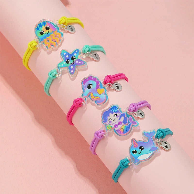 Sparkle BFF 5pc Bracelet Set - 4 variants - Hello Baabs LLC 