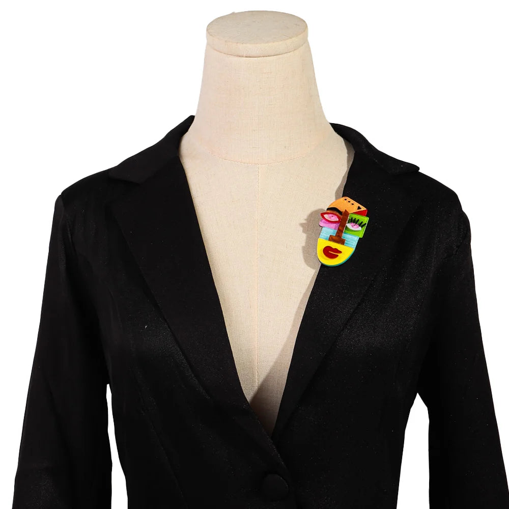 Spectrum Silhouette Brooch - 5 variants - Hello Baabs LLC 