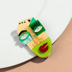 Spectrum Silhouette Brooch - 5 variants - Hello Baabs LLC 