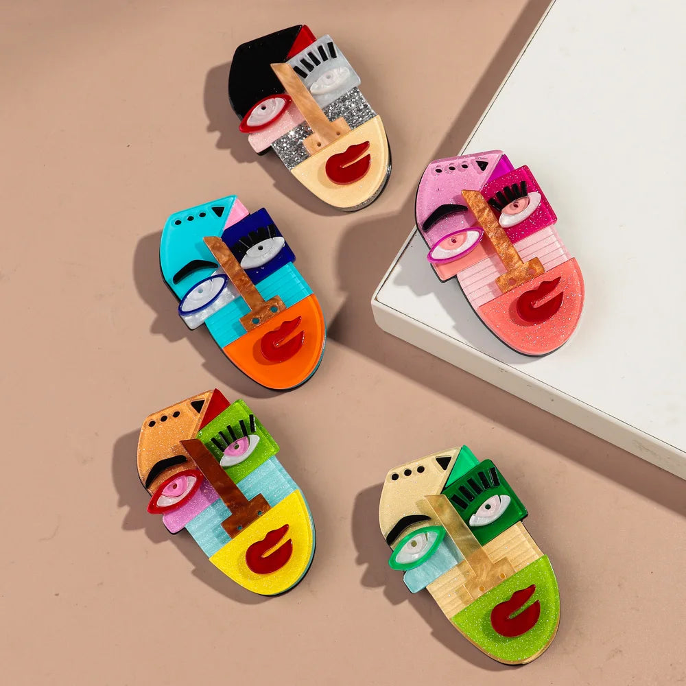 Spectrum Silhouette Brooch - 5 variants - hello baabs 