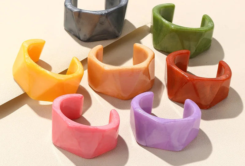 Spectrum Swirl Cuff (2.36" diameter) - 5 colors - hello baabs 