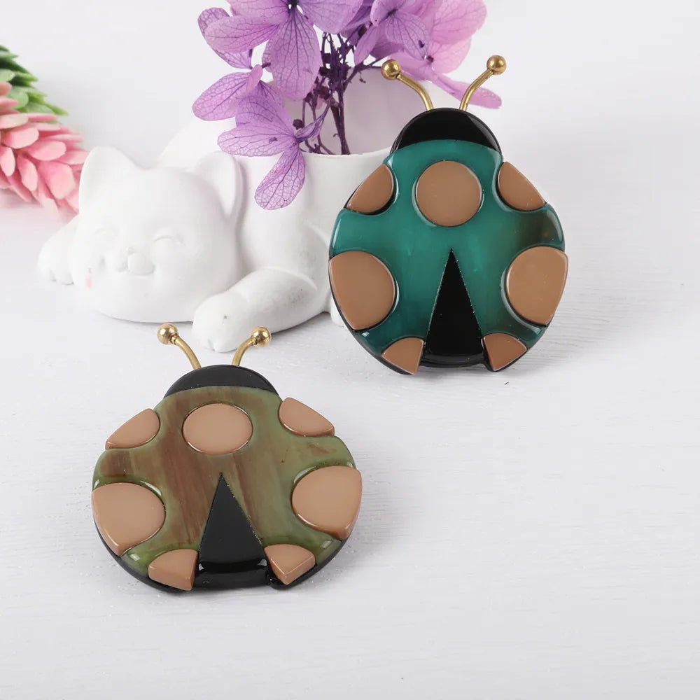 Spotlight Ladybug Pin - 2 colors - Hello Baabs