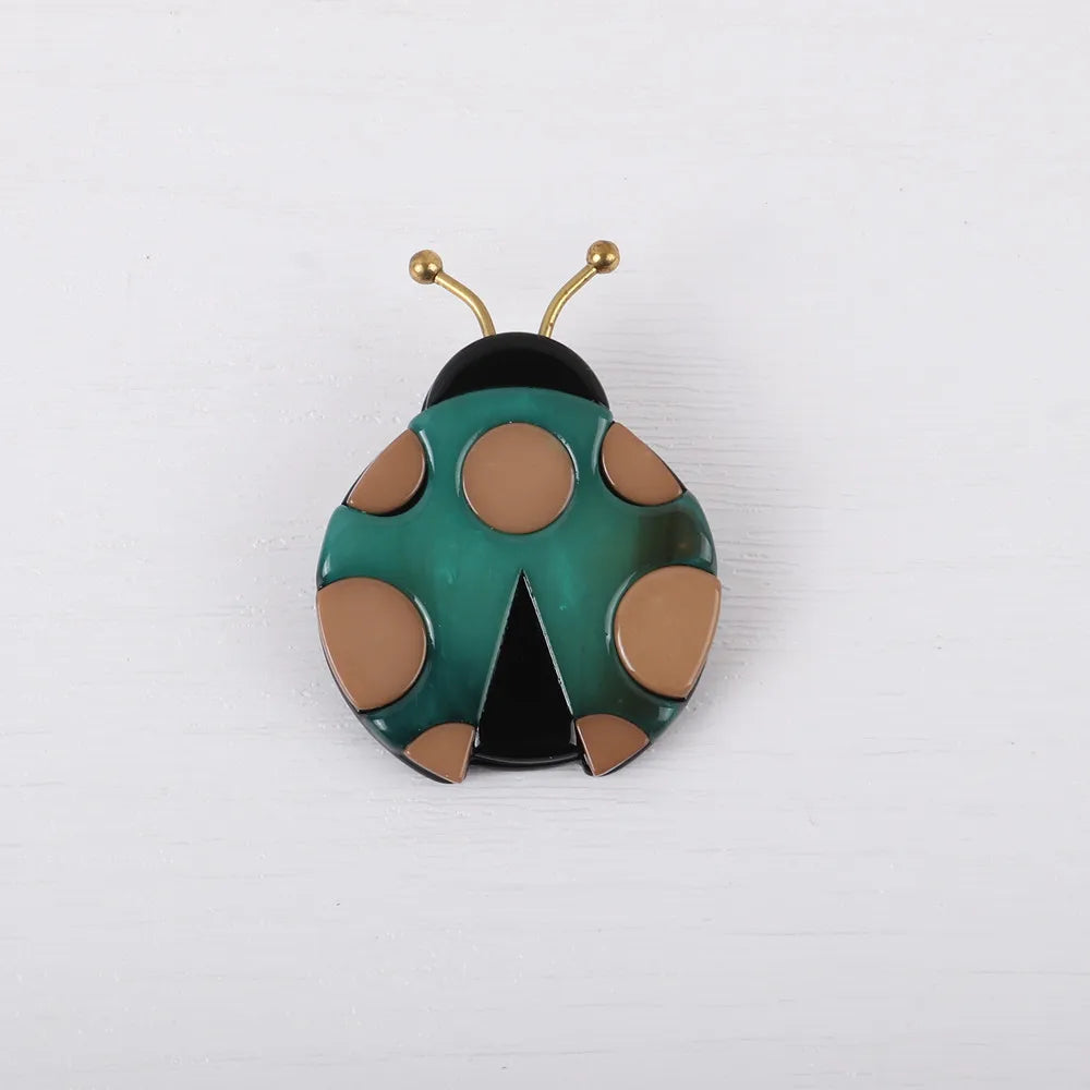 Spotlight Ladybug Pin - 2 colors - Hello Baabs