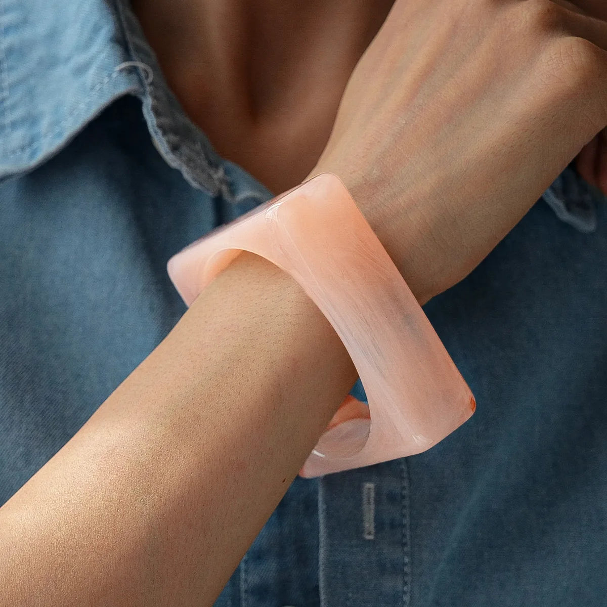 Square Theory Bangle (2.95" diameter) - 11 colors - Hello Baabs LLC 