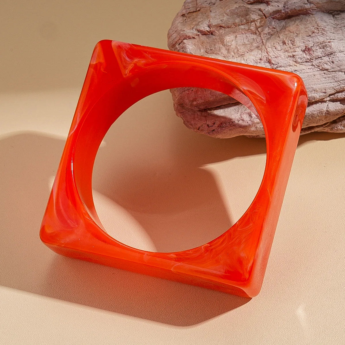 Square Theory Bangle (2.95" diameter) - 11 colors - Hello Baabs LLC 