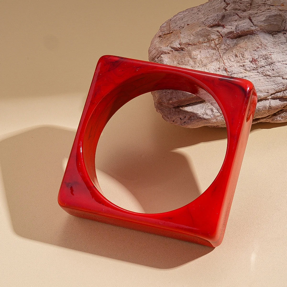 Square Theory Bangle (2.95" diameter) - 11 colors - Hello Baabs LLC 