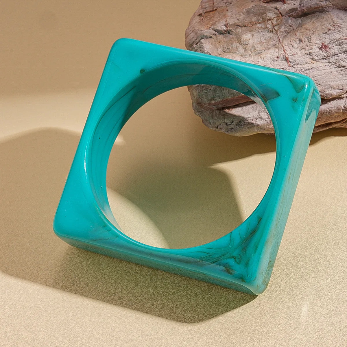 Square Theory Bangle (2.95" diameter) - 11 colors - Hello Baabs LLC 