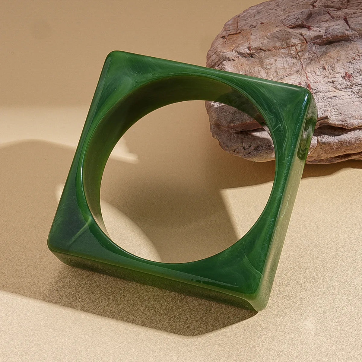 Square Theory Bangle (2.95" diameter) - 11 colors - Hello Baabs LLC 