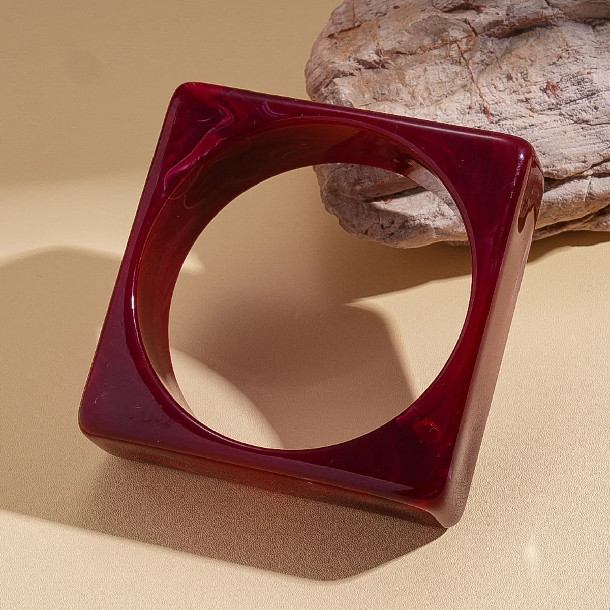 Square Theory Bangle (2.95" diameter) - 11 colors - Hello Baabs LLC 
