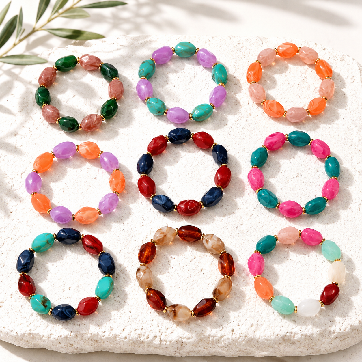 Stone & Soul Bracelet - 10 colors - Hello Baabs