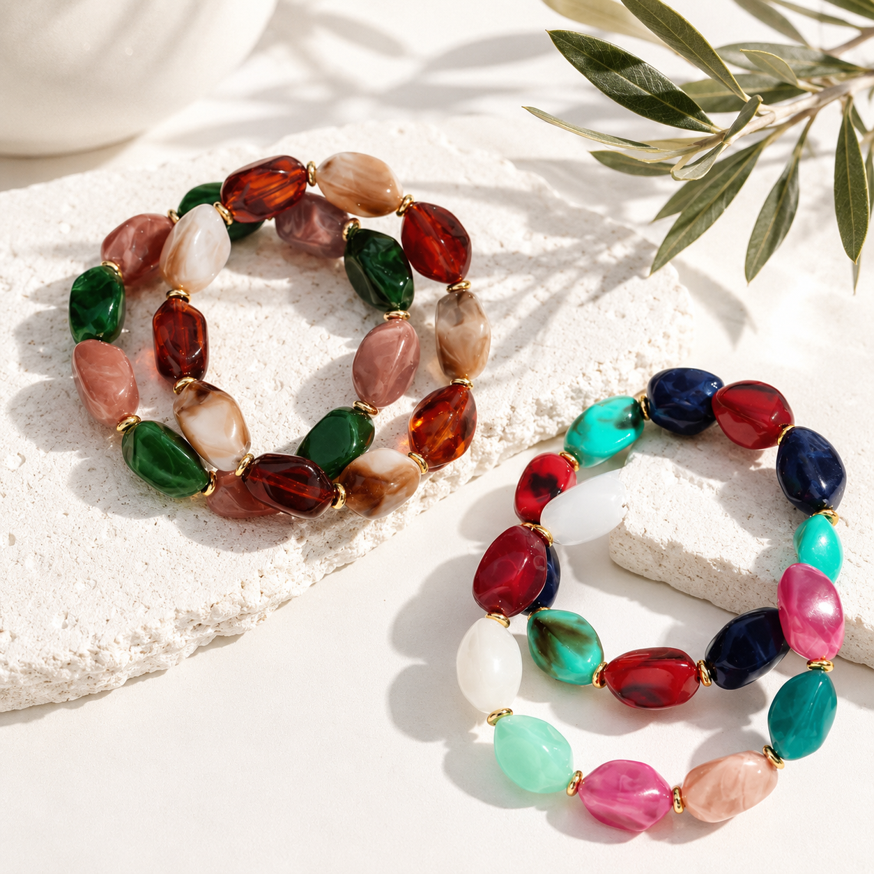 Stone & Soul Bracelet - 10 colors - Hello Baabs