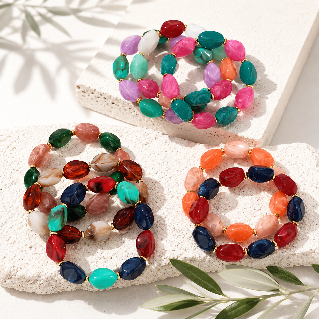 Stone & Soul Bracelet - 10 colors - Hello Baabs