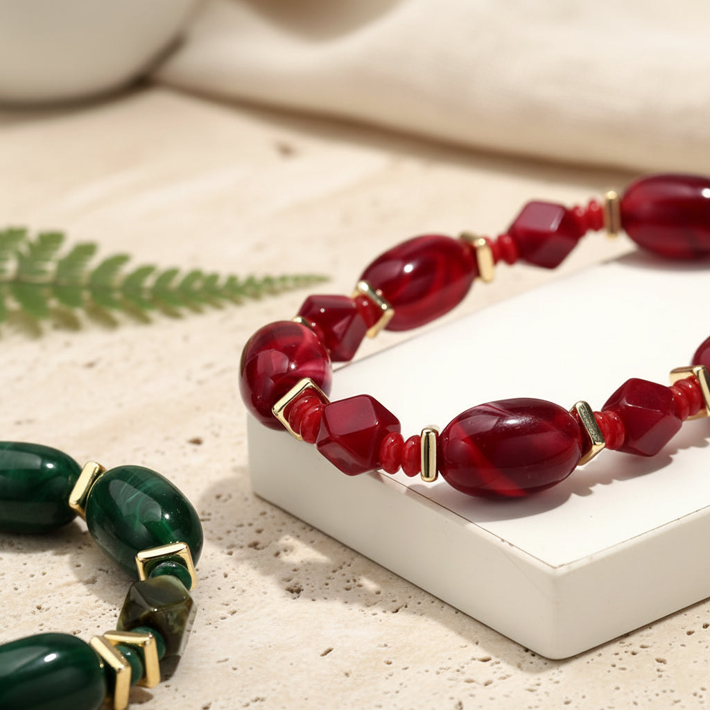 Stone & Story Necklace - 3 colors - Hello Baabs