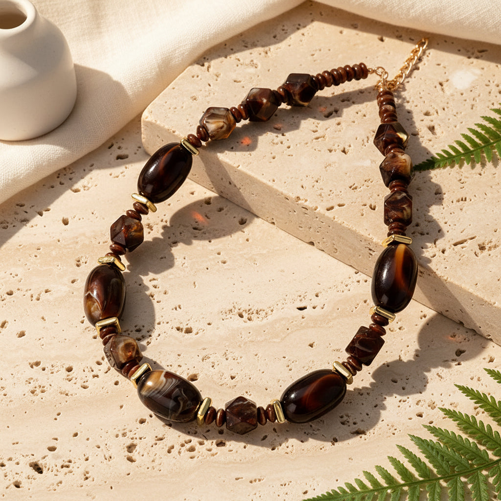 Stone & Story Necklace - 3 colors - Hello Baabs