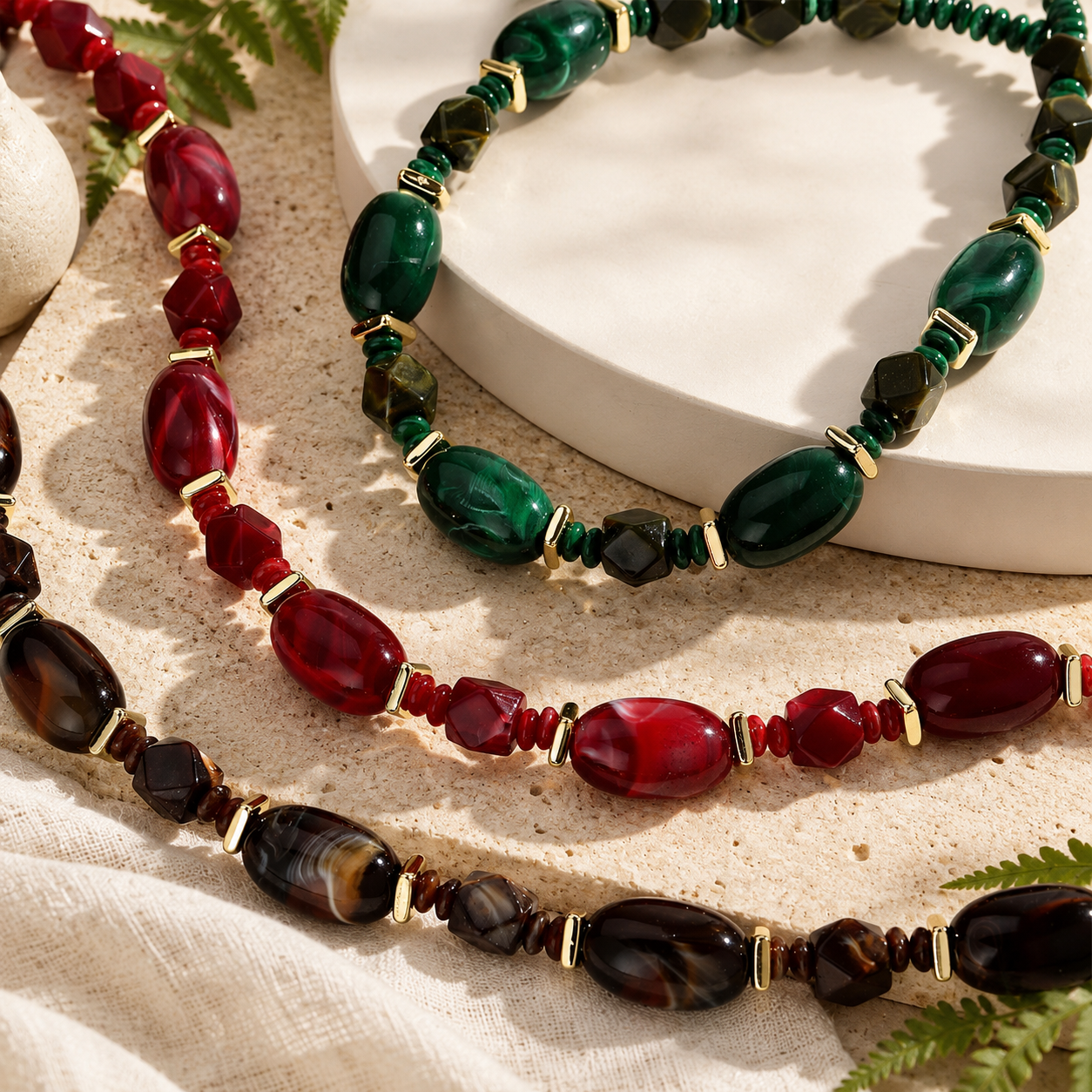 Stone & Story Necklace - 3 colors - Hello Baabs