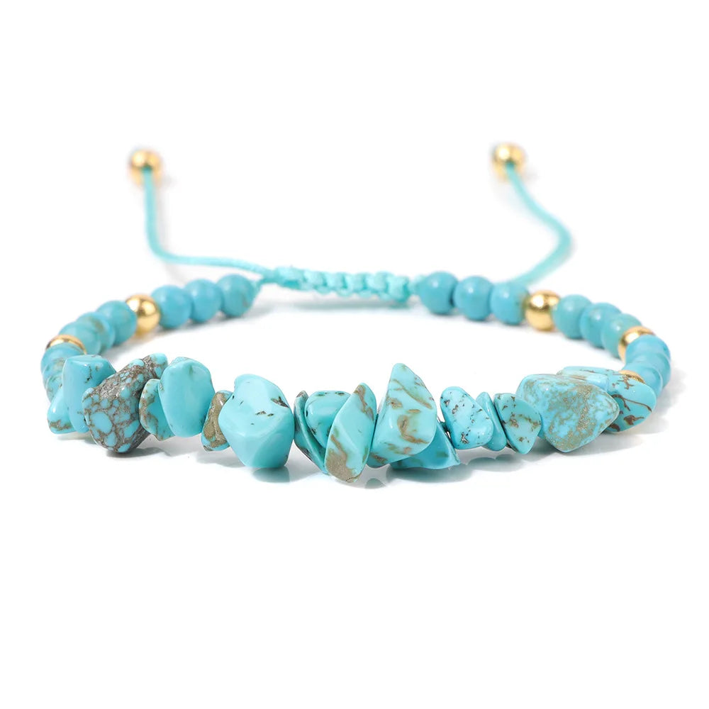 Stone Whisper Adjustable Bracelet - 8 colors - Hello Baabs LLC 