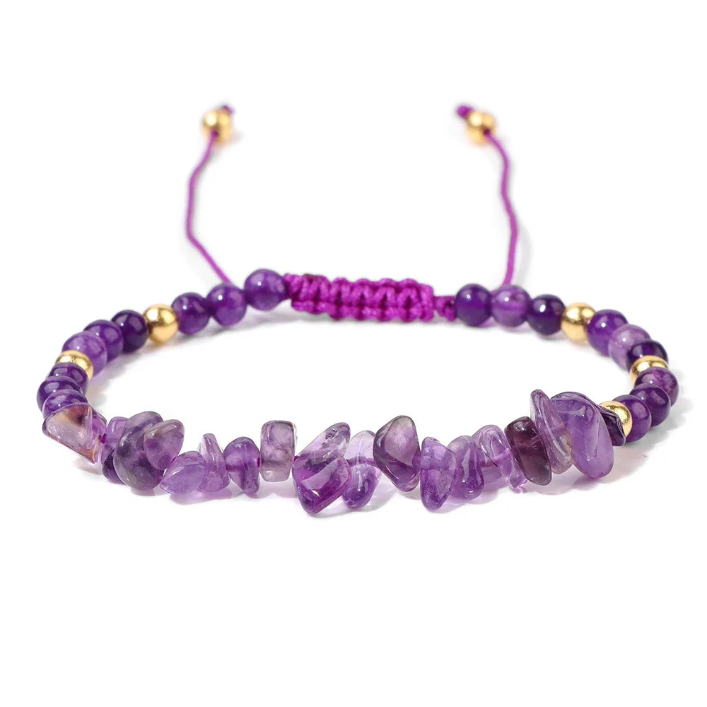 Stone Whisper Adjustable Bracelet - 8 colors - Hello Baabs LLC 