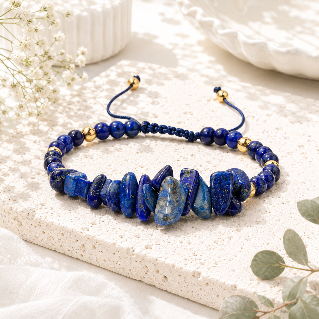 Stone Whisper Adjustable Bracelet - 8 colors - Hello Baabs LLC 