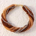 Sugar Bead Bash Necklace - 4 colors - hello baabs 