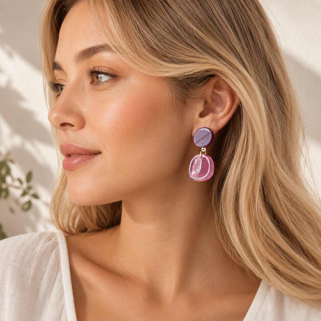 Sugar Blush Earrings - 2 colors - Hello Baabs