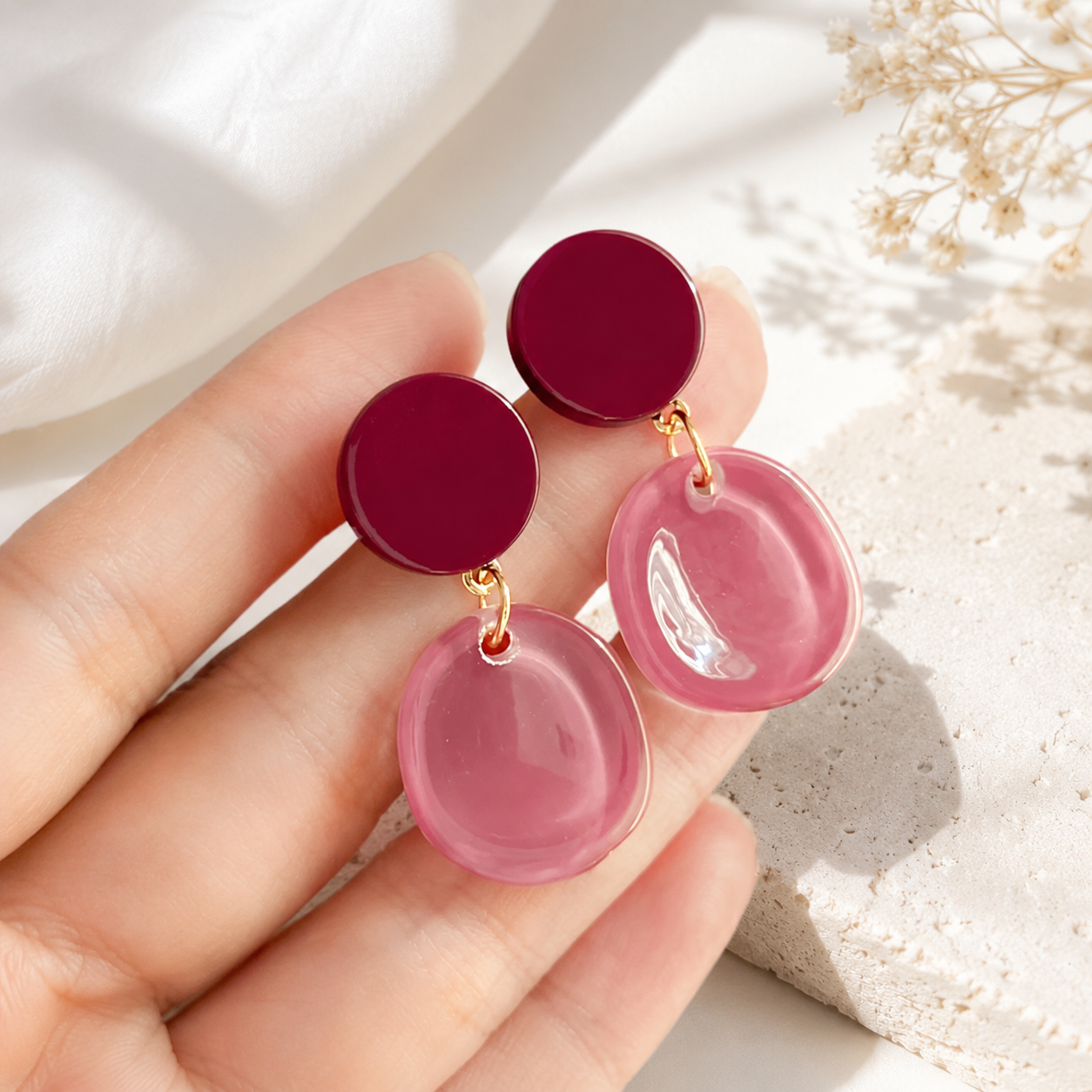 Sugar Blush Earrings - 2 colors - Hello Baabs
