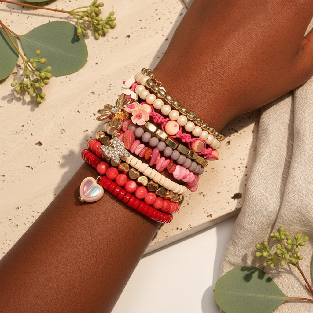 Sunblush Bloom Butterfly Bracelet - Hello Baabs