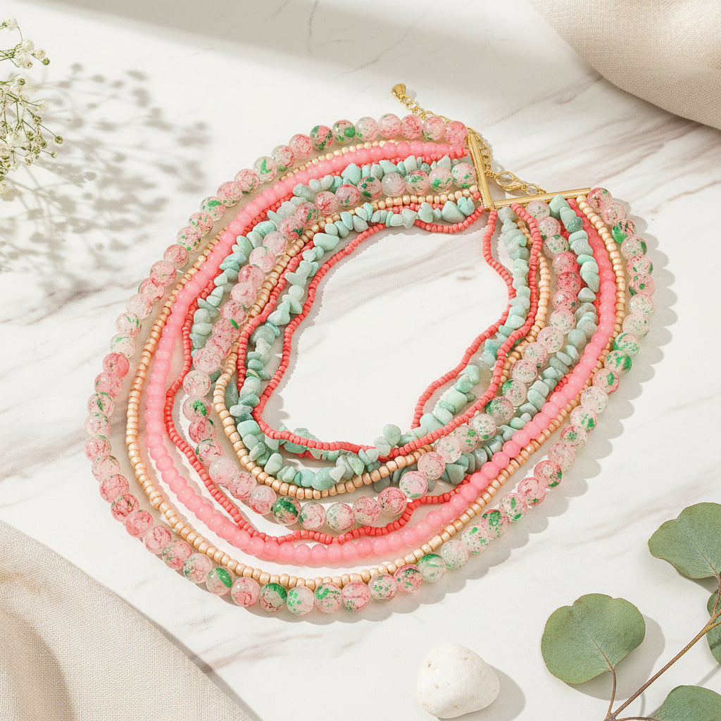 Sundara Bloom Necklace - Hello Baabs LLC 