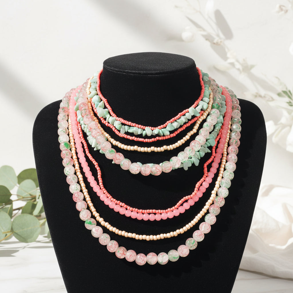 Sundara Bloom Necklace - Hello Baabs LLC 