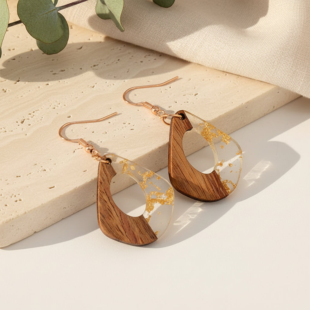 Sunlit Timber Earrings - 5 variants - Hello Baabs