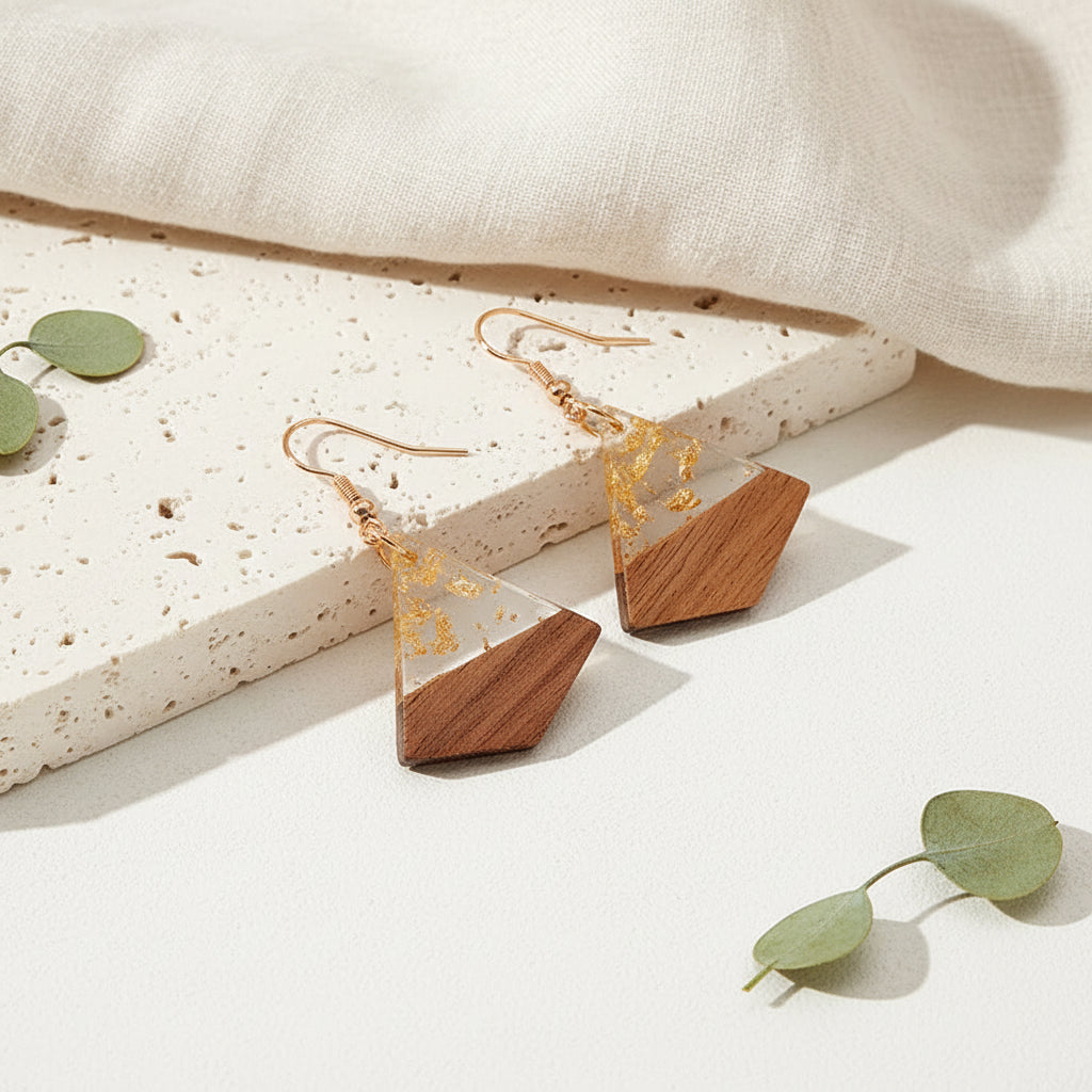 Sunlit Timber Earrings - 5 variants - Hello Baabs