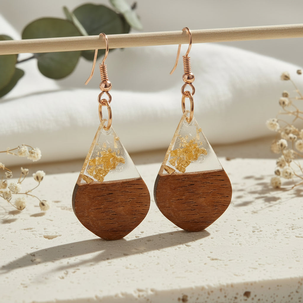 Sunlit Timber Earrings - 5 variants - Hello Baabs