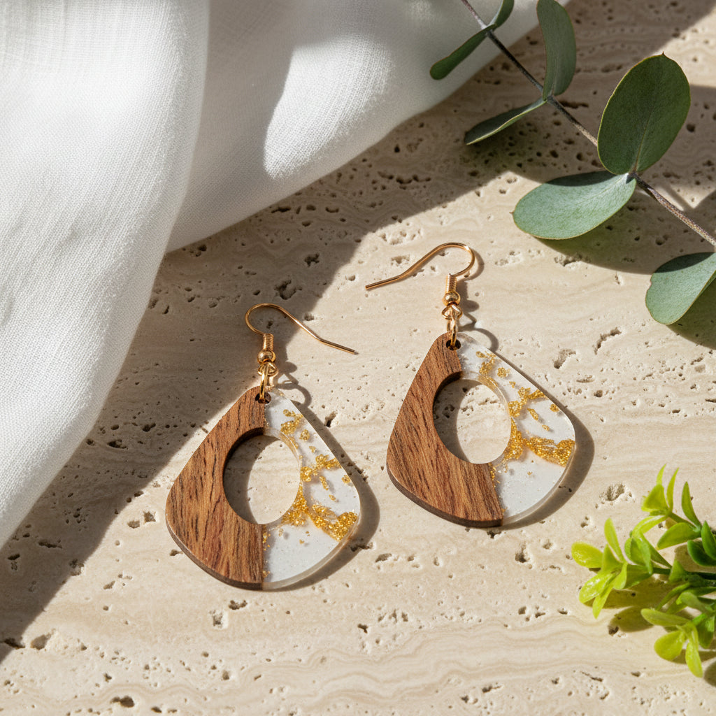 Sunlit Timber Earrings - 5 variants - Hello Baabs