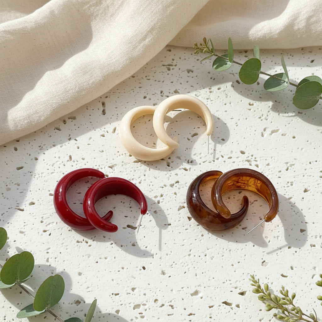 Sunset C Earrings - 3 colors - Hello Baabs